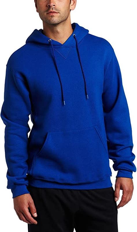 men's blue hoodie